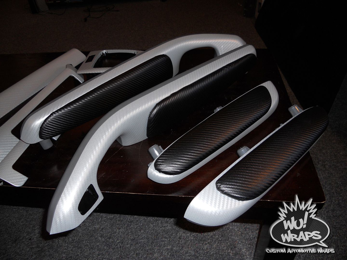 Bmw E46 Coupe 3m Dinoc Ca418 Silber Carbon Fiber Interior Trim Wu
